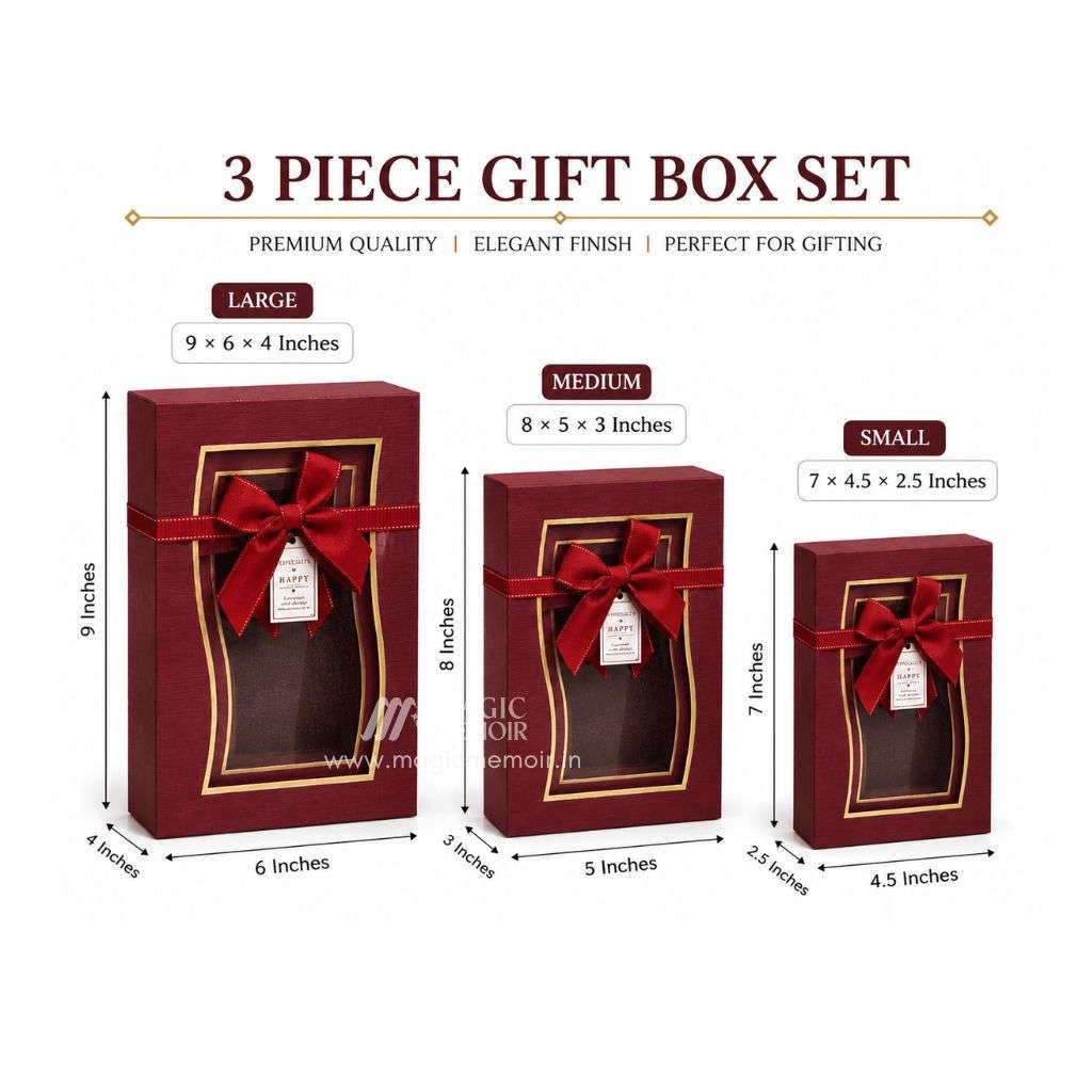 Rectangle 3 Set Box - MC 1229