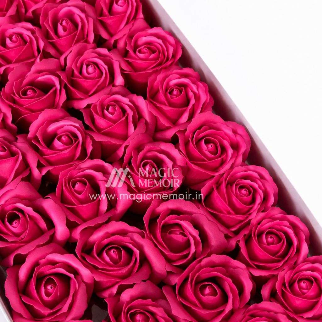 Artificial Scented Rose Flower – Dark Pink