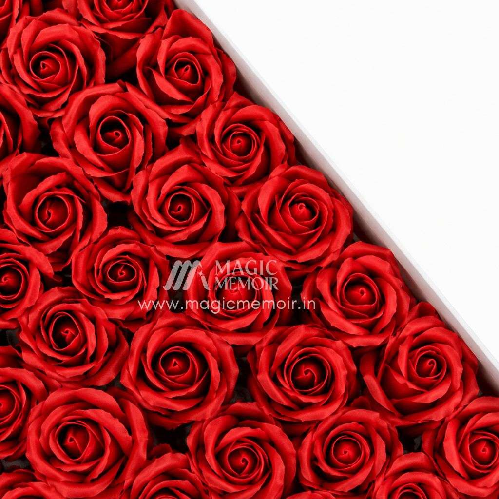 Artificial Scented Rose Flower – Maroon