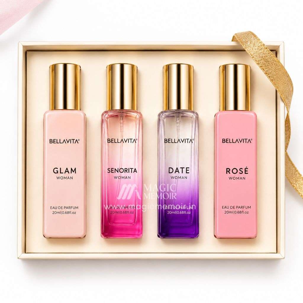 BELLAVITA Perfume Gift Set for Women – 4pcs Set (20ml Each)
