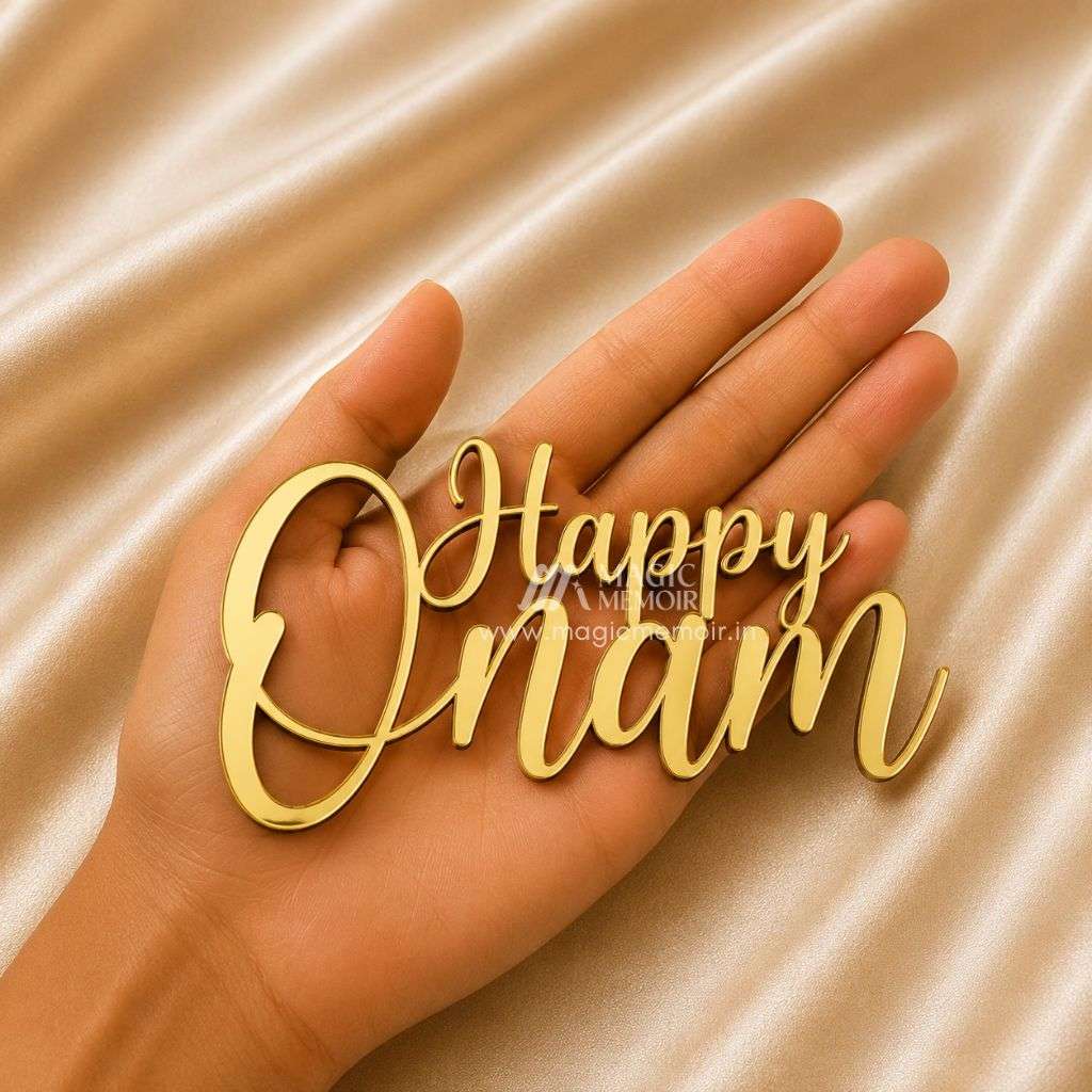 Acrylic Toppers – Happy Onam