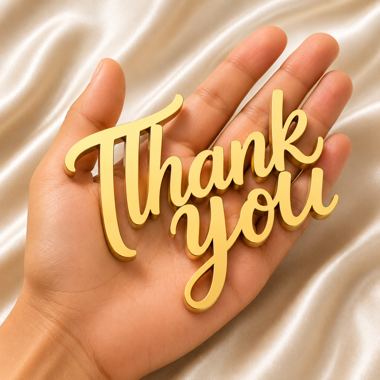 Acrylic Topper – "Thank You"