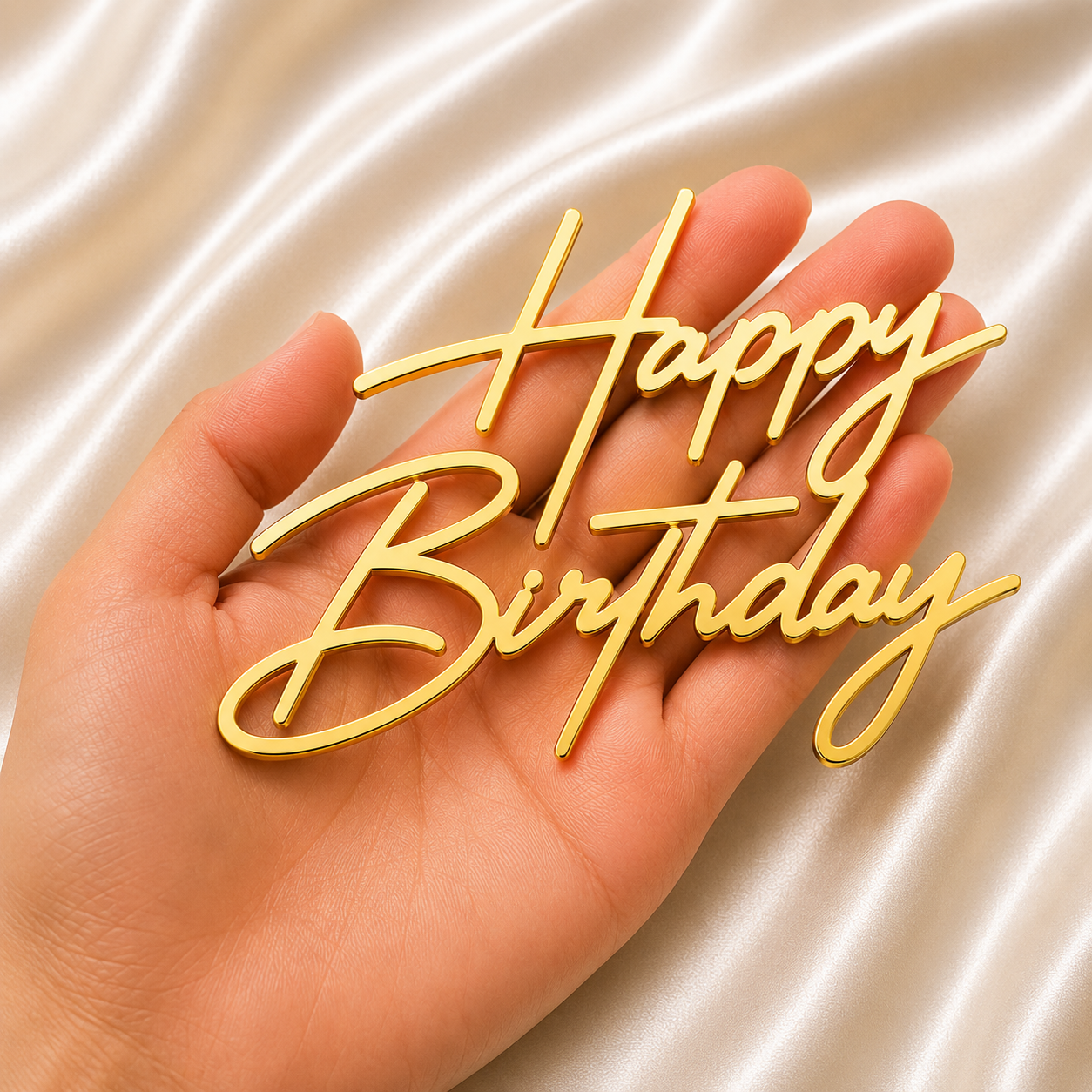 Acrylic Toppers – Happy Birthday