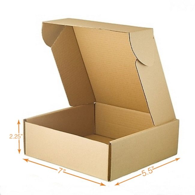 Self Corrugated Boxes 7Lx5.5Wx2H " (5pcs)